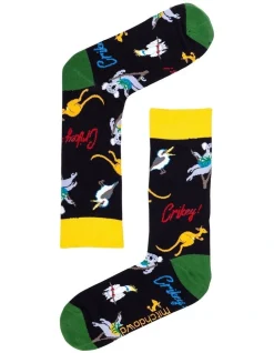 Mitch Dowd Fun Australia Socks Black