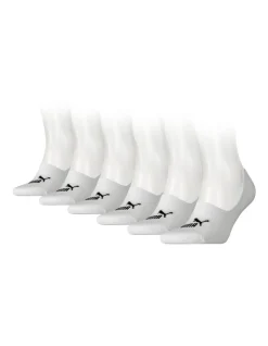 Puma 6 Pack Sport Elements Liner Socks White