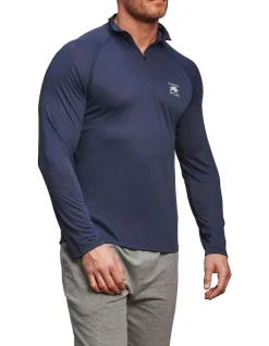 Raging Bull Performance Quarter Zip Sweatshirt Navy