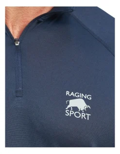 Raging Bull Performance Quarter Zip Sweatshirt Navy -Coats Sales Store 864437770 3 720x928