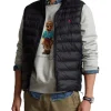 Polo Ralph Lauren The Packable Vest In Black -Coats Sales Store 867471310 1 1 720x928