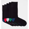 Reserve Bamboo Plain Socks 5 Pack In Black -Coats Sales Store 867577870 1 2 720x928