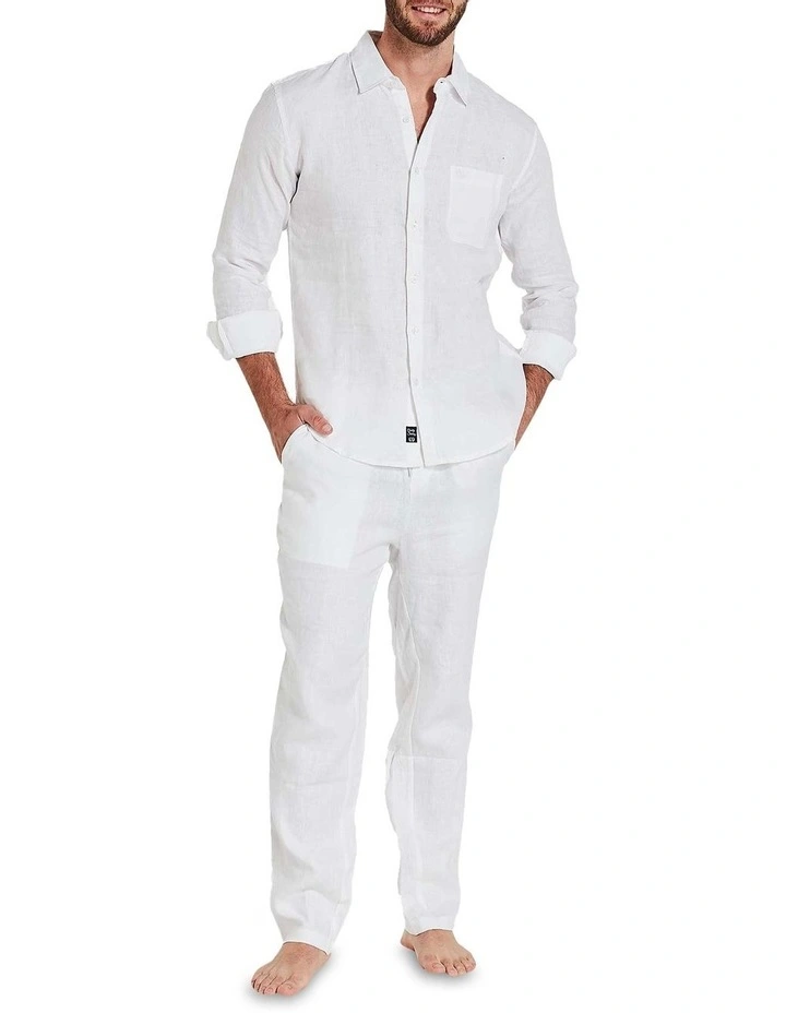 Coast Clothing Co Linen Pants White 3 Coast Clothing Co Linen Pants White