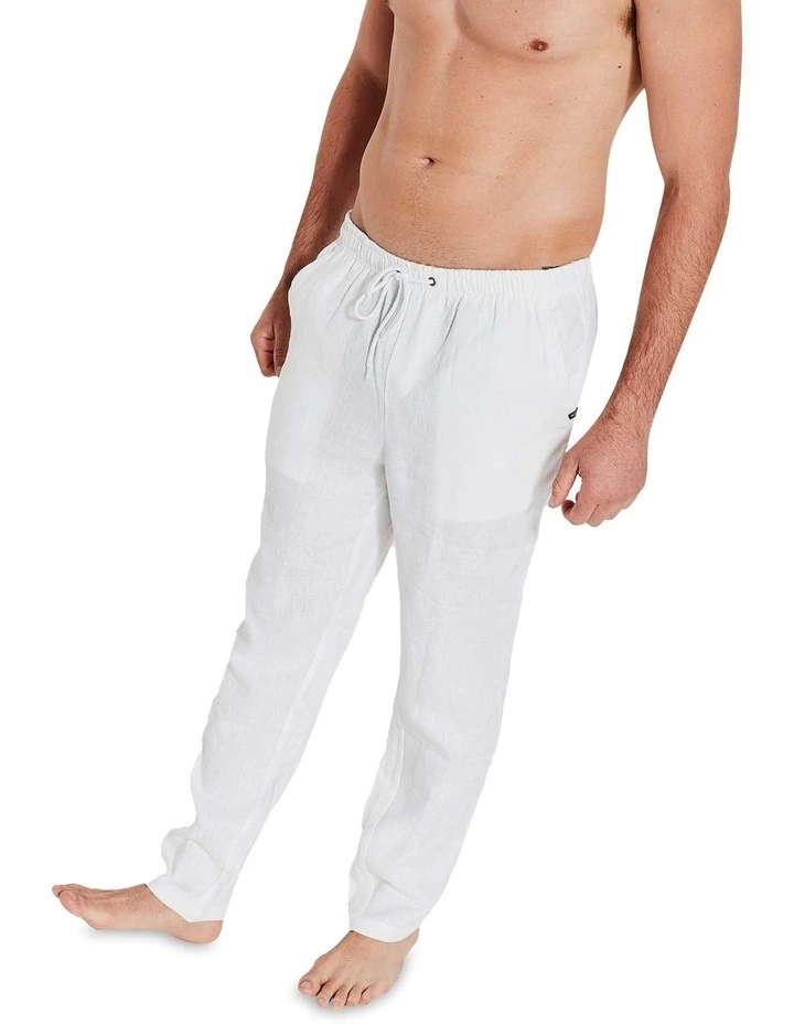 Coast Clothing Co Linen Pants White 7 Coast Clothing Co Linen Pants White - Image 5