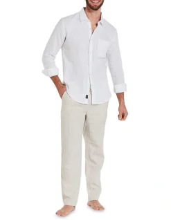 Coast Clothing Co Linen Pants Sand