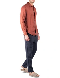 Coast Clothing Co Linen Pants In Navy 9 Coast Clothing Co Linen Pants In Navy -Coats Sales Store 869609440 2 1 720x928