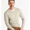 Reserve Australian Merino V-Neck Knit In Stone -Coats Sales Store 879842890 1 720x928