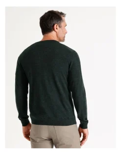 Reserve Australian Merino V-Neck Knit In Forest -Coats Sales Store 879842980 7 720x928