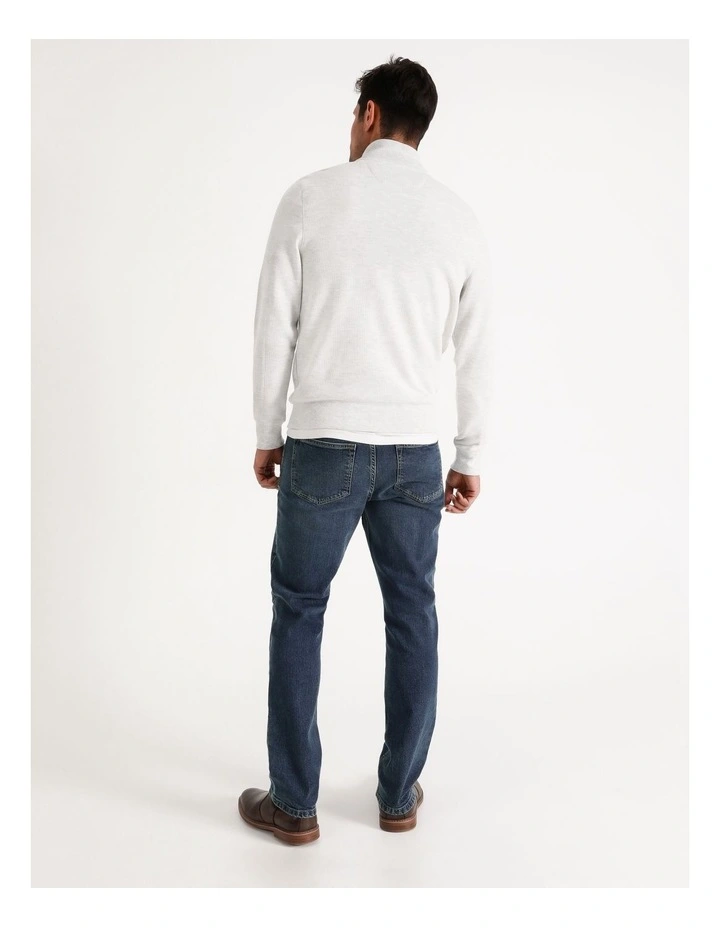 Reserve Bloomsbury Quarter Zip Sweater In Grey 5 Reserve Bloomsbury Quarter Zip Sweater In Grey - Image 3