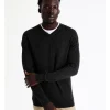 Blaq Australian Merino V-Neck Knit In Charcoal -Coats Sales Store 880380730 1 1 720x928