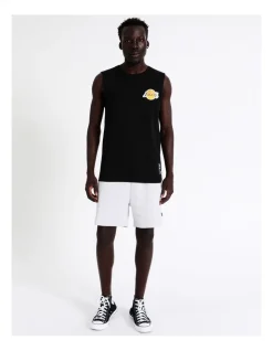 American Sport NBA Essentials Los Angeles Lakers Muscle Tank In Black -Coats Sales Store 880785010 5 720x928