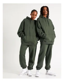 Kenji All Gender Oversized Heavyweight Hood Sweat Forest -Coats Sales Store 881834140 3 720x928