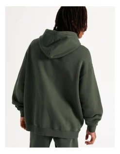 Kenji All Gender Oversized Heavyweight Hood Sweat Forest -Coats Sales Store 881834140 6 720x928