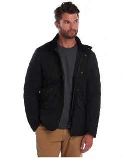 Henry Sartorial X Barbour Chelsea Sportsquilt Jacket Black