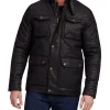 Raging Bull Wax Effect Jacket In Black 1 Raging Bull Wax Effect Jacket In Black -Coats Sales Store 883785970 1 720x928
