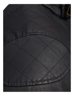 Raging Bull Wax Effect Jacket In Black -Coats Sales Store 883785970 6 720x928