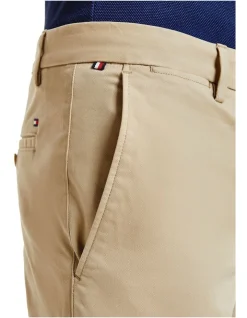 Tommy Hilfiger 1985 Bleecker Slim TH Flex Chinos In Brown -Coats Sales Store 884653120 3 720x928