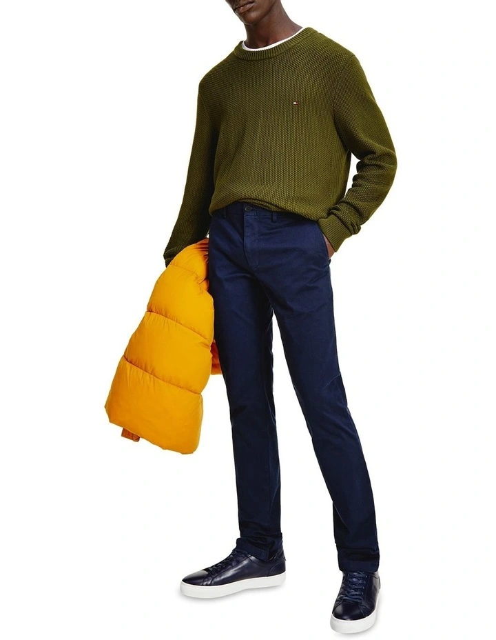 Tommy Hilfiger 1985 Bleecker Slim TH Flex Chinos In Blue 3 Tommy Hilfiger 1985 Bleecker Slim TH Flex Chinos In Blue