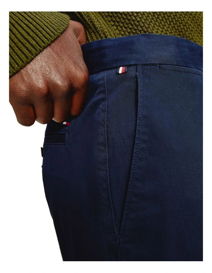 Tommy Hilfiger 1985 Bleecker Slim TH Flex Chinos In Blue 6 Tommy Hilfiger 1985 Bleecker Slim TH Flex Chinos In Blue - Image 4