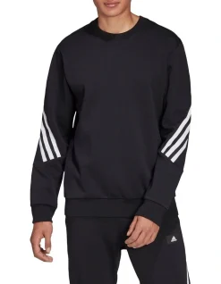 ADIDAS Future Icons 3-Stripe Crew Black