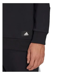ADIDAS Future Icons 3-Stripe Crew Black -Coats Sales Store 884903320 4 720x928