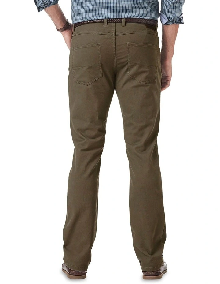 Gazman Stretch Bedford Cord In Brown 4 Gazman Stretch Bedford Cord In Brown - Image 2