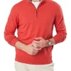 Gazman High Flex Half Zip Knit Red