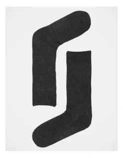 Reserve Organic Bamboo Textured Socks 3 Pack In Multi -Coats Sales Store 890681320 3 1 720x928