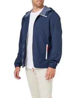 Blazer Stanley Windbreaker In Navy -Coats Sales Store 891229510 3 720x928