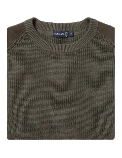 Gazman Chunky Fishermans Crew Dark Olive 11 Gazman Chunky Fishermans Crew Dark Olive -Coats Sales Store 891298810 5 720x928