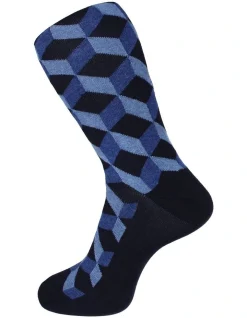 Declic Cubik Socks Navy