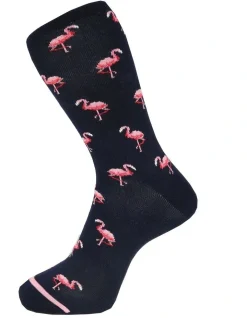 Declic Flamingo Socks Navy