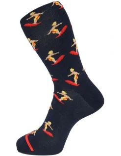 Declic Surf Socks Navy