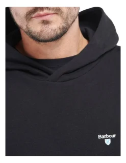 Barbour Essentials Pop Over Hoodie Black -Coats Sales Store 893128600 4 720x928
