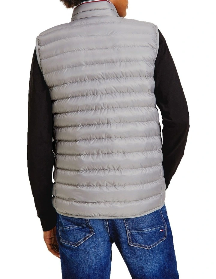 Tommy Hilfiger Warm Packable Padded Gilet In Iron Grey 5 Tommy Hilfiger Warm Packable Padded Gilet In Iron Grey - Image 3