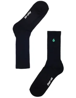 Foot-ies Blaze 5 Pack Crew Sneaker Socks Black -Coats Sales Store 899160940 6 720x928