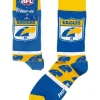 Foot-ies AFL Heritage Socks -West Coast Eagles