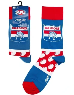 Foot-ies AFL Heritage Socks -Western Bulldogs