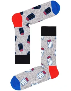 Happy Socks Salt N Pepper Socks Grey