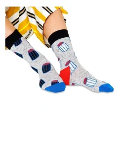 Happy Socks Salt N Pepper Socks Grey -Coats Sales Store 899345890 3 720x928