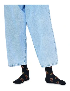 Happy Socks Pizza Slice Socks Black -Coats Sales Store 899345980 2 720x928