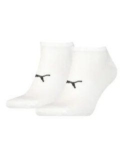 Puma 2 Pack Sport Light Sneaker Socks White