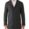 Gibson Slim Fit Mercury Textured Overcoat Charcoal 1 Gibson Slim Fit Mercury Textured Overcoat Charcoal -Coats Sales Store 901562770 1 720x928