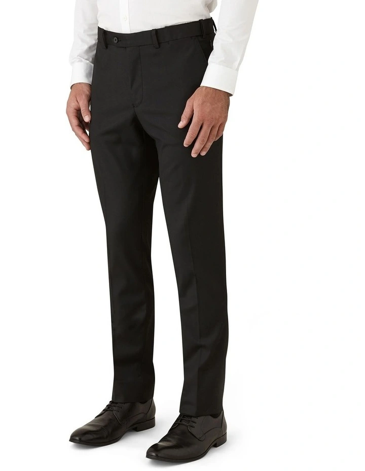 Gibson Slim Fit Plasma Black Stretch Washable Trouser Black 4 Gibson Slim Fit Plasma Black Stretch Washable Trouser Black - Image 2