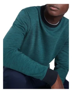 Marcs Koze Crew Neck Sweater In Teal Marle -Coats Sales Store 902029060 4 720x928