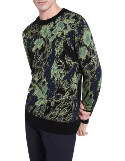 Marcs Camo Crew Knit Camo
