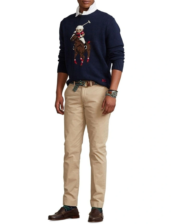 Polo Ralph Lauren Polo Bear & Big Pony Sweater Navy 5 Polo Ralph Lauren Polo Bear & Big Pony Sweater Navy - Image 3