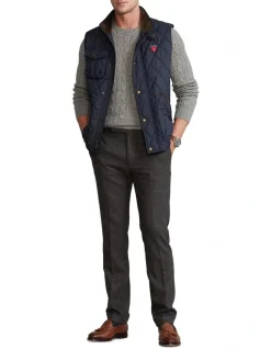 Polo Ralph Lauren Water-Repellent Quilted Vest Navy -Coats Sales Store 903213730 3 720x928