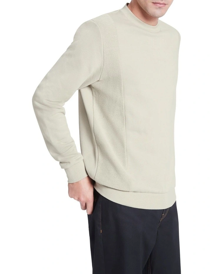Marcs Collins Crew Neck Sweat Mushroom 3 Marcs Collins Crew Neck Sweat Mushroom