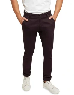 Oxford Stretch Organic Cotton Skinny Chinos Eggplant -Coats Sales Store 905623840 4 720x928